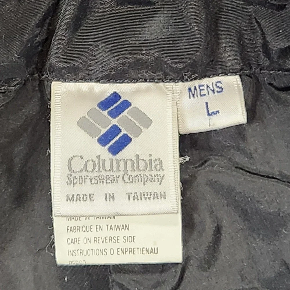 Columbia‎ Snow Pants Womens  Large Black Full Side Zip Snowboard Ski Vintage